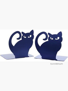 Metal Bookends with Nonskid Base for Books DVDs Games Office Library